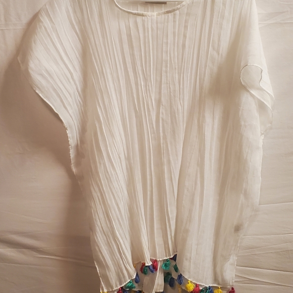 Nordstrom Other - Nordstrom White Sheer Bikini Cover Up